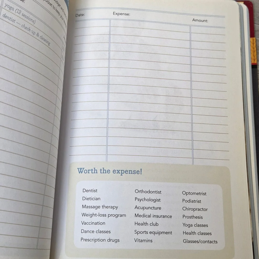 My Handy Little Health Journal 2013 Wellness Tracker Medical Organizer